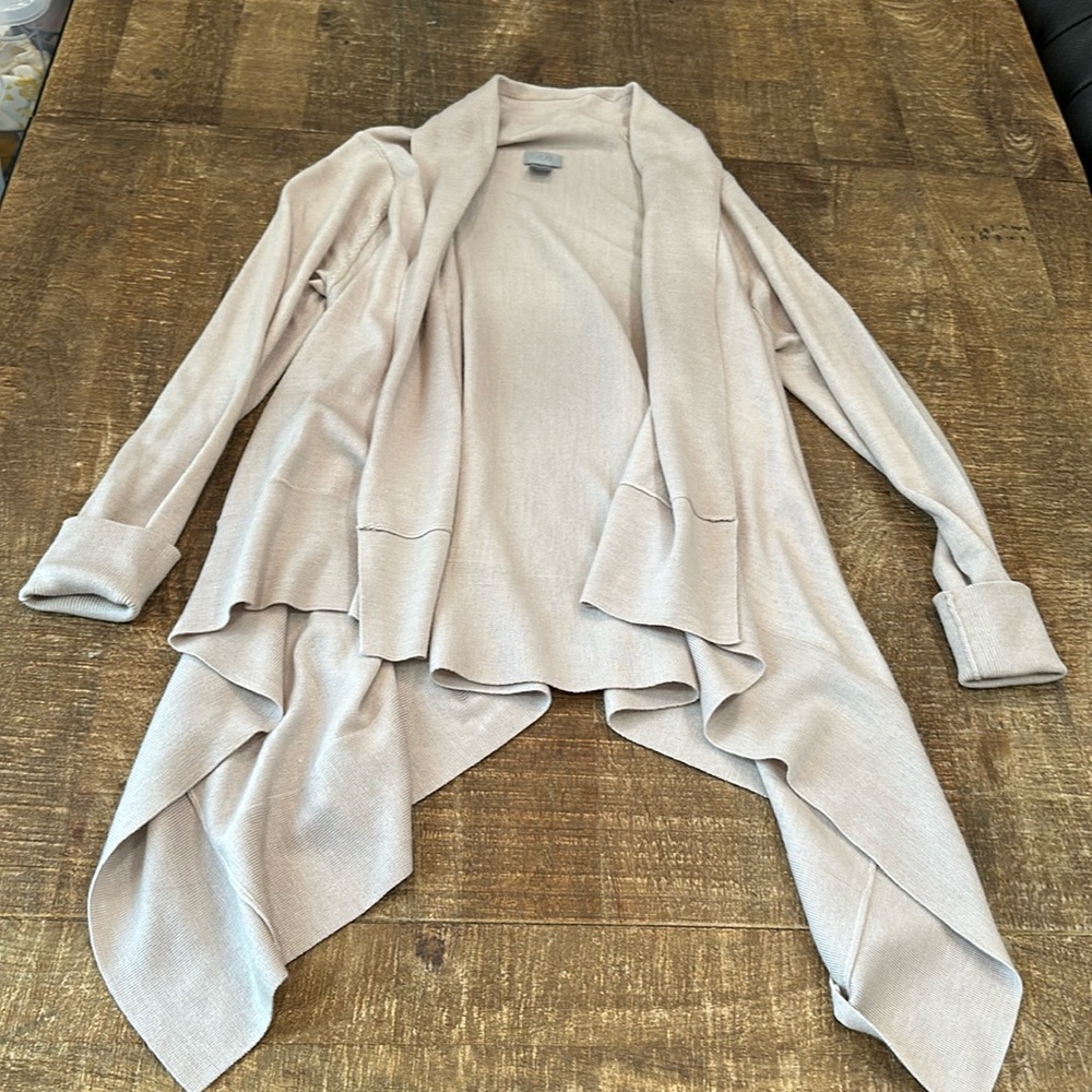 H&M blush cardigan with small belt loops size XS-S